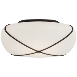 Gun Metal White Glass