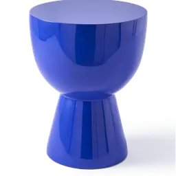 Dark blue Lacquered polyester