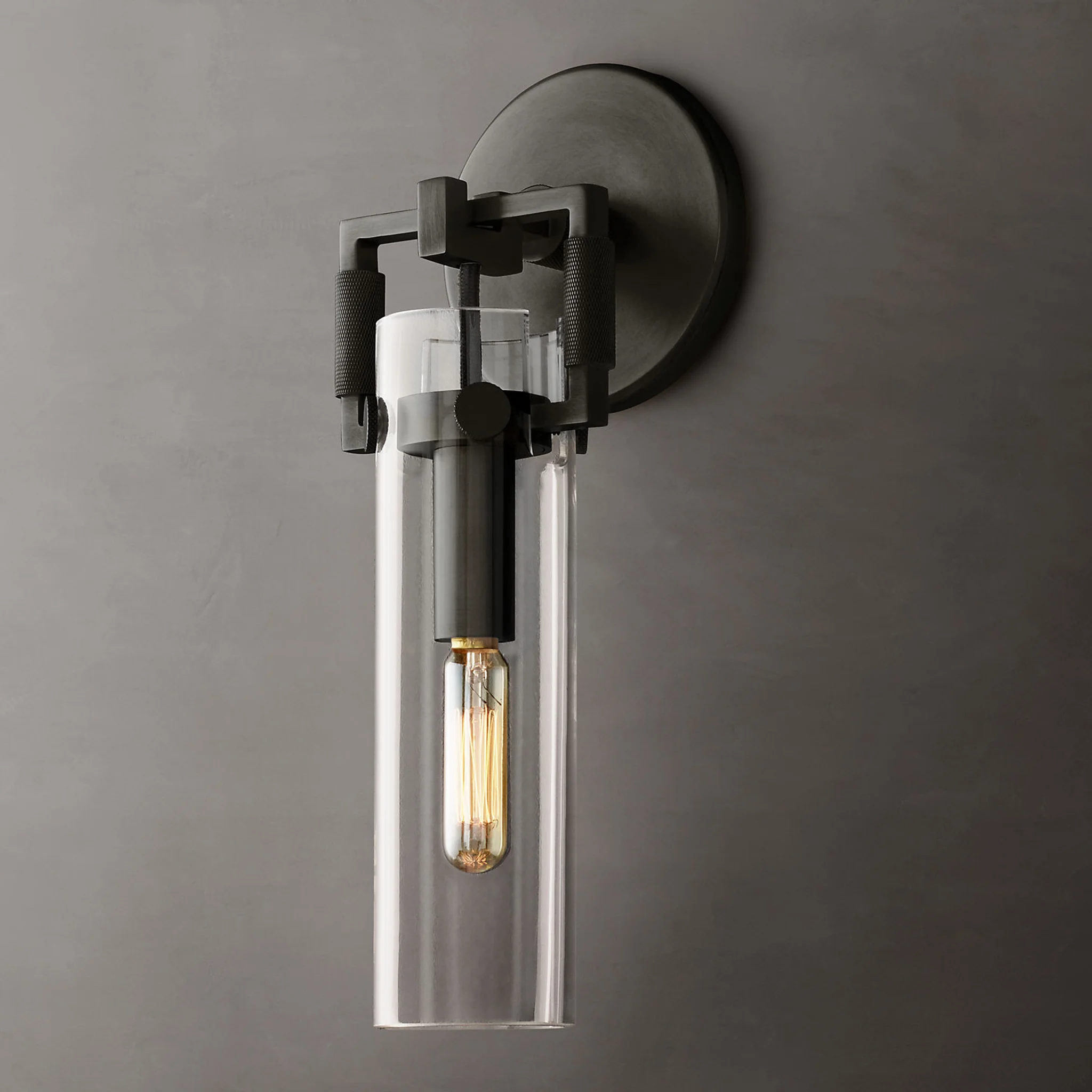 Купить Бра Machinist Glass Cylinder Sconce 9" в интернет-магазине roooms.ru