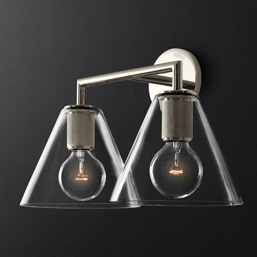 Купить Бра Utilitaire Funnel Shade Double Sconce в интернет-магазине roooms.ru