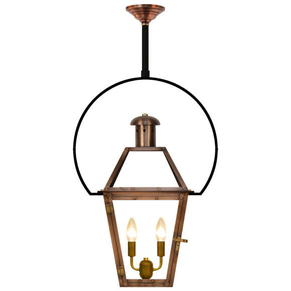 Купить Уличный подвесной светильник Georgetown 27" Yoke Ceiling Lantern в интернет-магазине roooms.ru