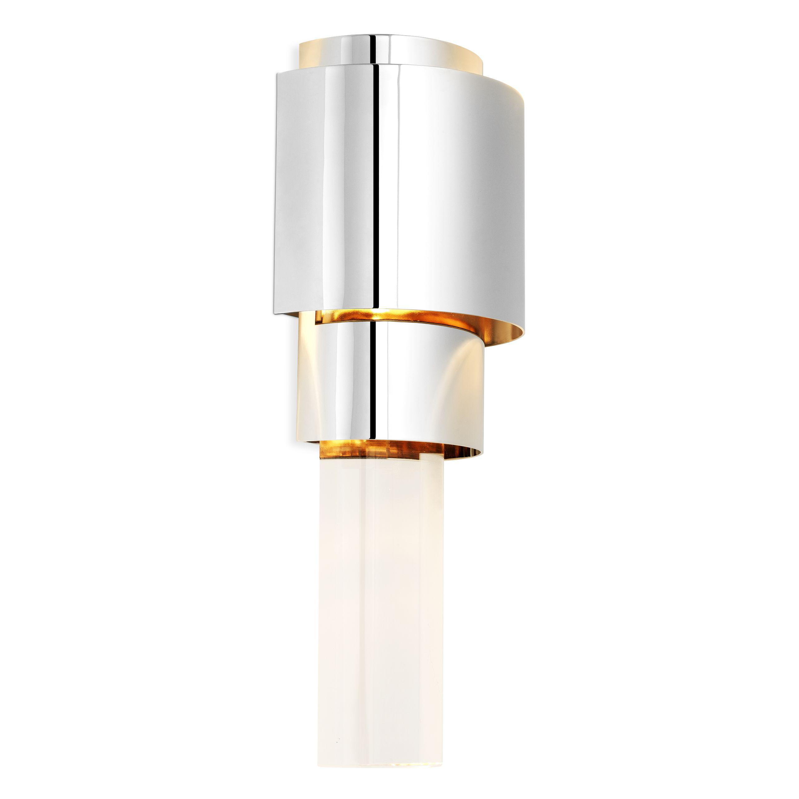 nickel finish | crystal glass