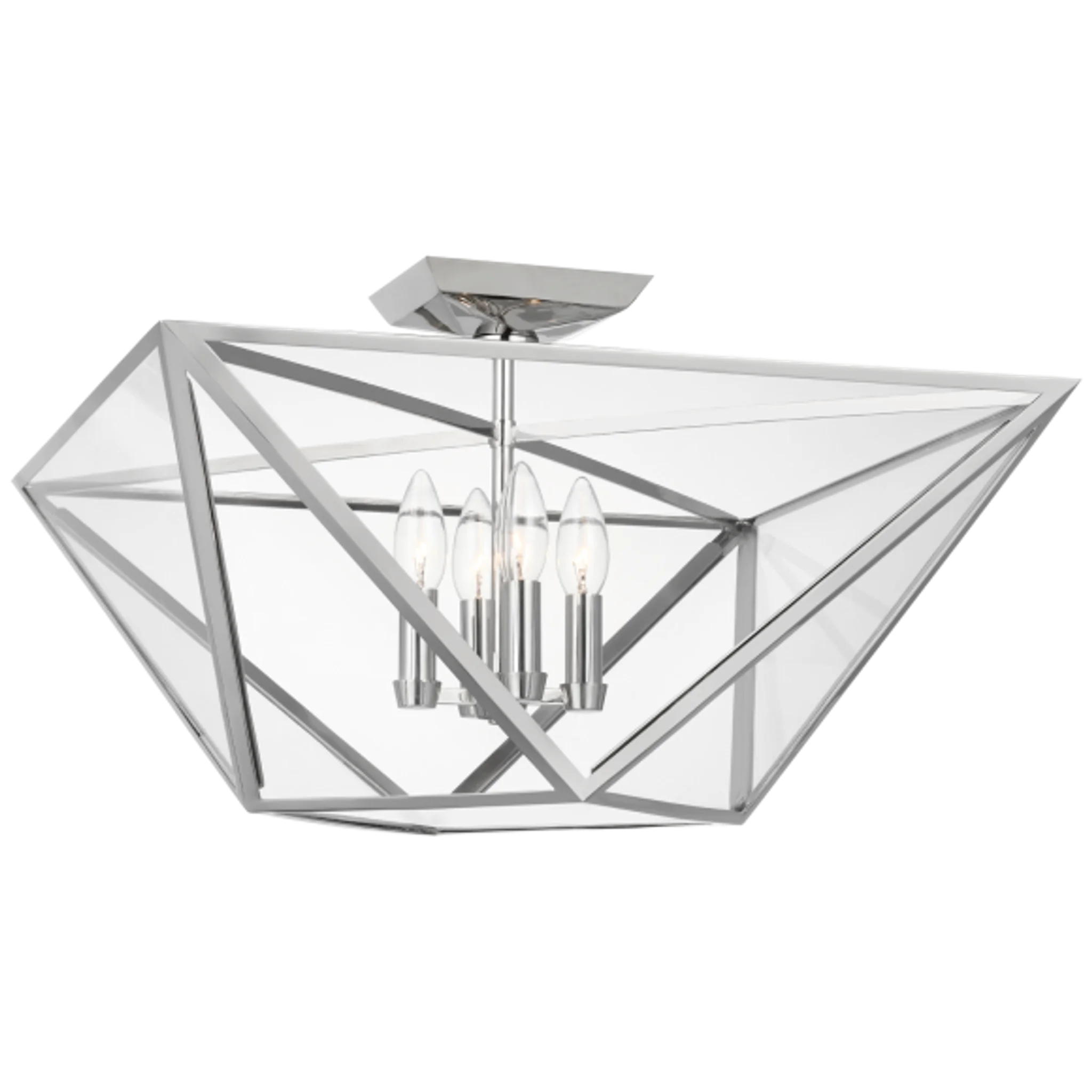 Купить Накладной светильник Lorino Large Semi-Flush Mount в интернет-магазине roooms.ru