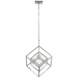 Polished Nickel Clear Glass