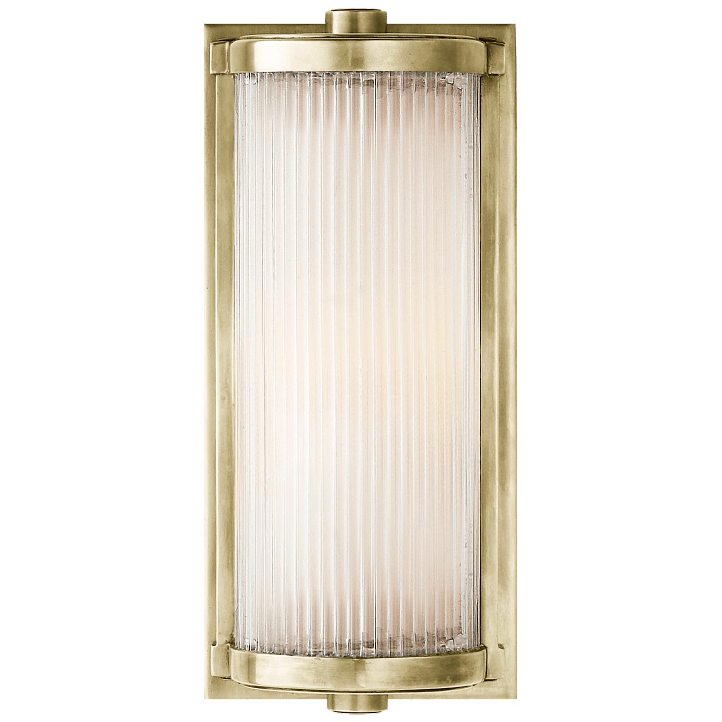 Antique Nickel Frosted Glass