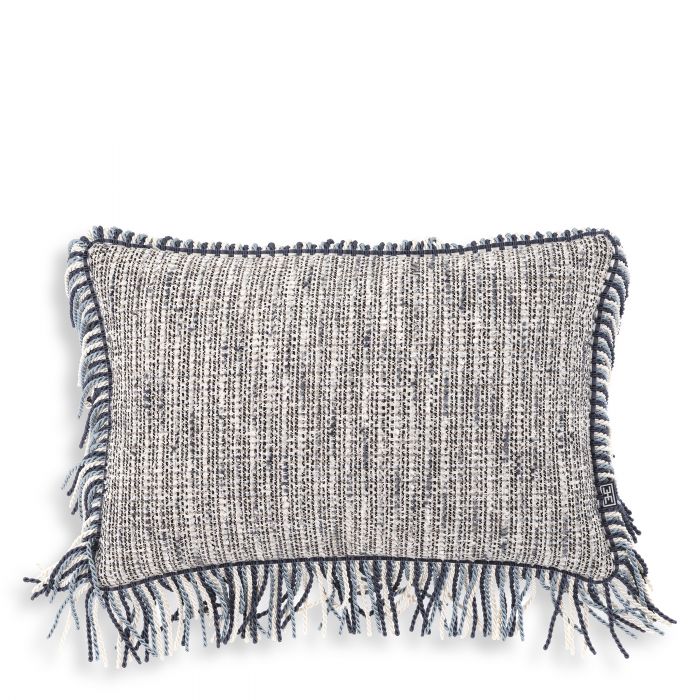 mademoiselle blue | blue fringe L rectangular