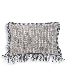 mademoiselle blue | blue fringe L rectangular