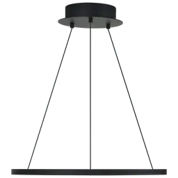 Nightshade Black 24" Diameter Integrated LED 90 CRI 2200K 120V-277V