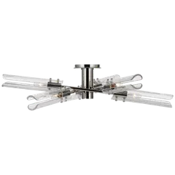 Polished Nickel Clear Glass