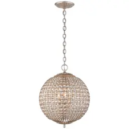 Burnished Silver Leaf Crystal