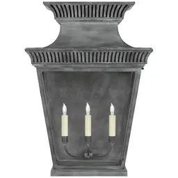 Weathered Zinc Clear Glass
