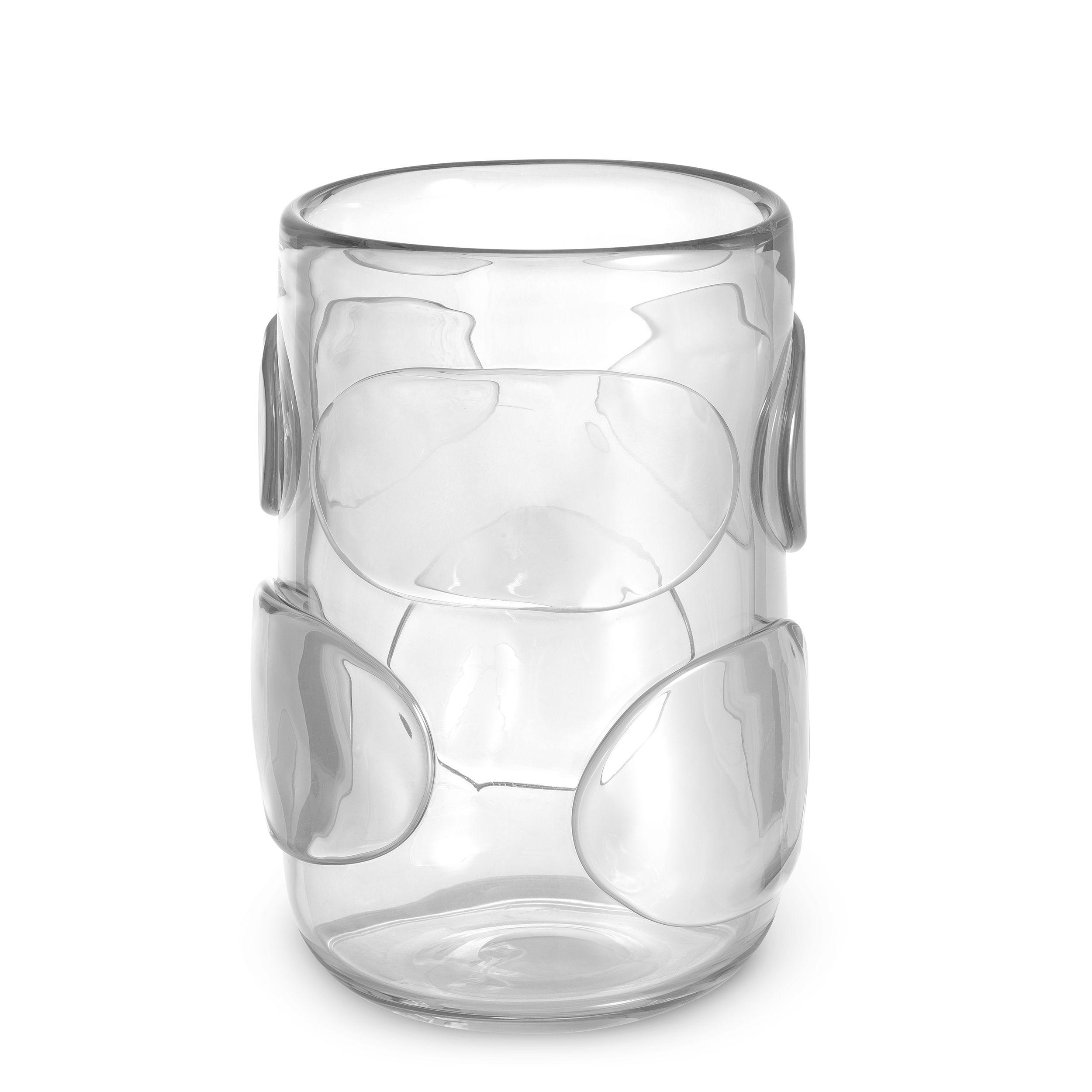 hand blown glass | clear S