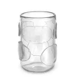 hand blown glass | clear S