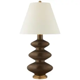 Matte Bronze 8" x 16" x 12" Natural Percale