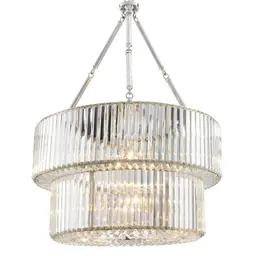 nickel finish | crystal glass
