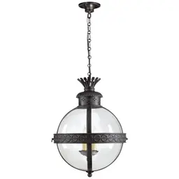 Blackened Rust Clear Glass