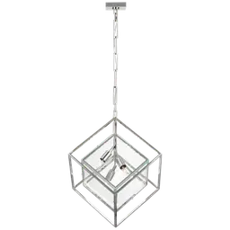 Polished Nickel Clear Glass