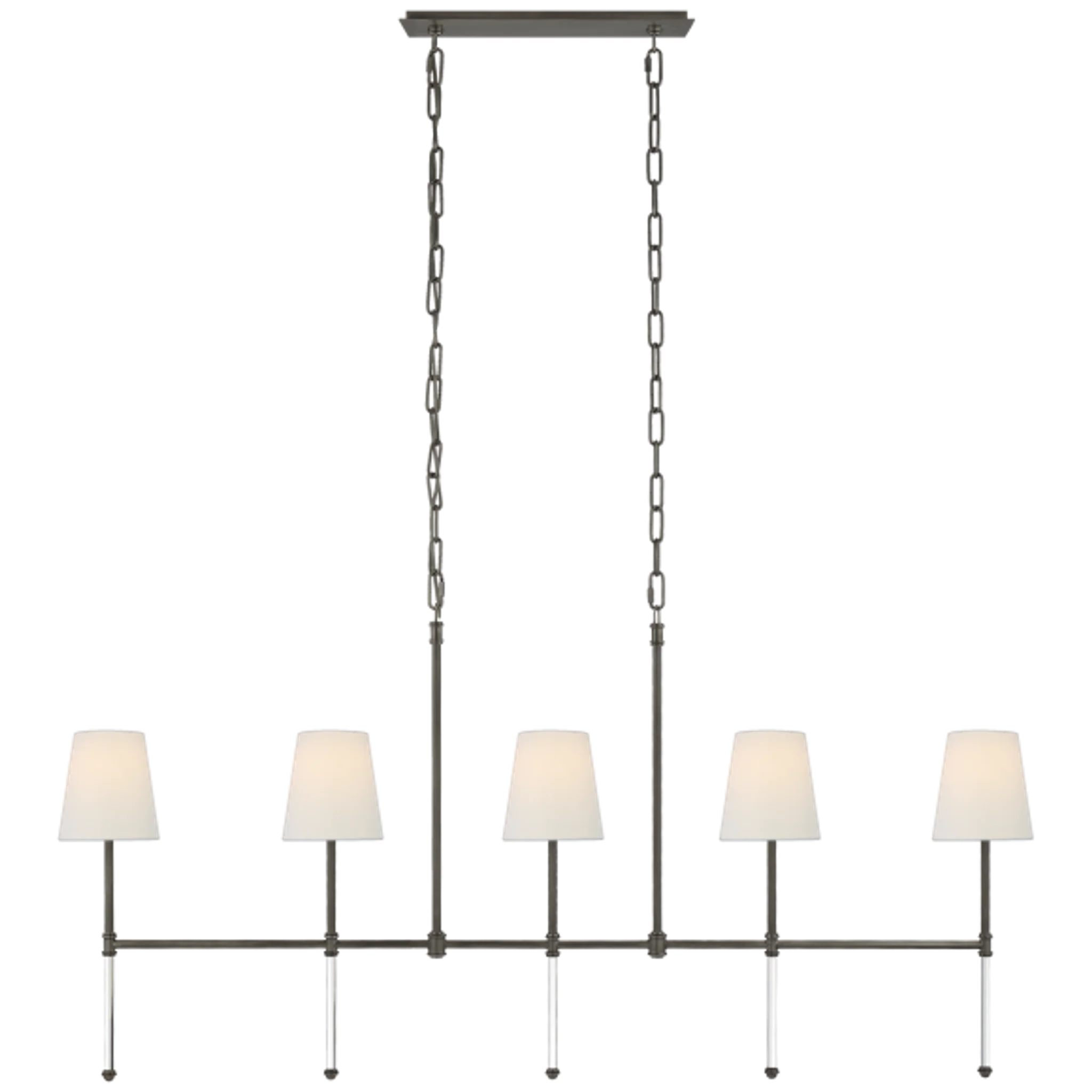 Купить Люстра Camille Medium Linear Chandelier в интернет-магазине roooms.ru