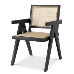 classic black | rattan cane webbing
