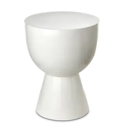 White Lacquered polyester