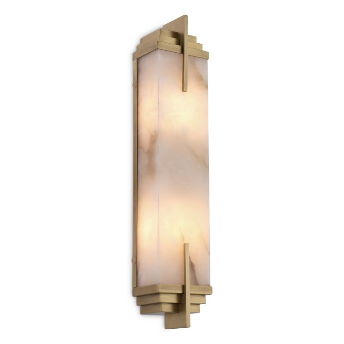 antique brass finish | alabaster