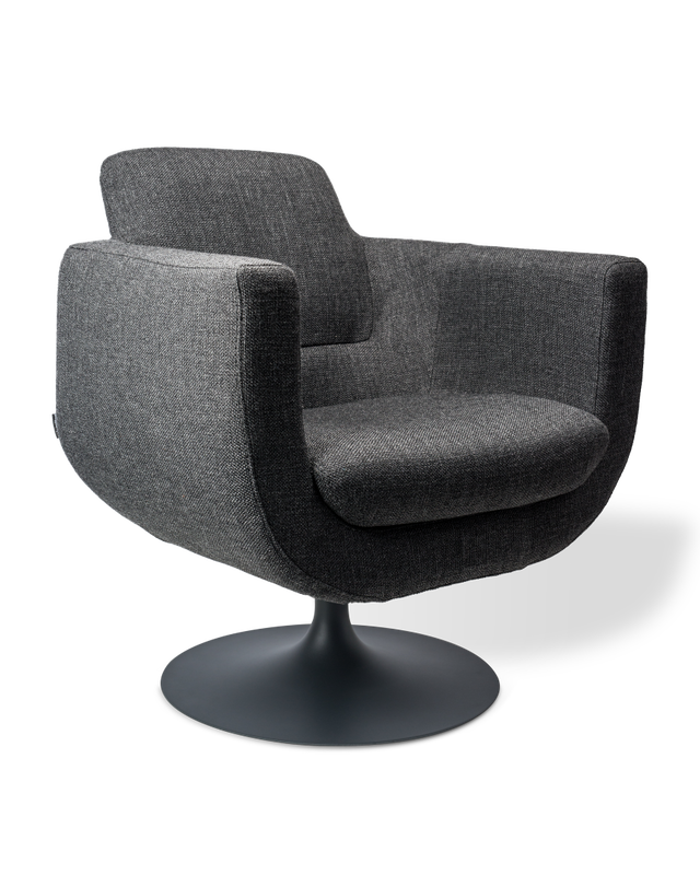 Light grey Powder coated metal swivel base