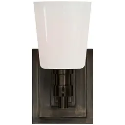 Bronze White Glass