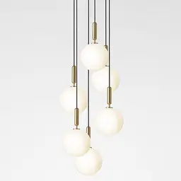 Brass with Opal White,6.0,Large