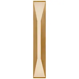 Antique-Burnished Brass Frosted Glass