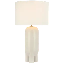 New White 17" x 17" x 11.25" Linen