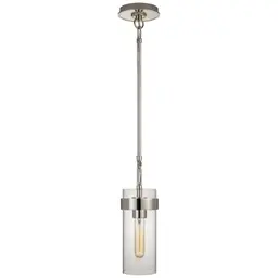 Polished Nickel Clear Glass