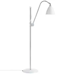 Chrome with Matte White, Height 5.5", Diameter 6.3"