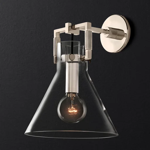 Купить Бра Machinist Glass Funnel Sconce 10" в интернет-магазине roooms.ru