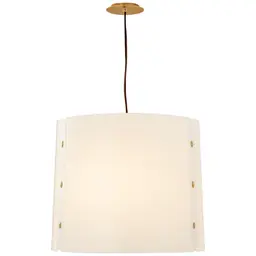 Soft Brass White Acrylic