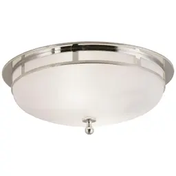 Polished Nickel Frosted Glass