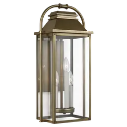 Painted Distressed Brass