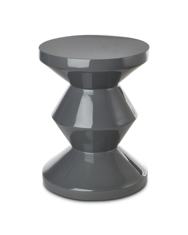 Dark grey Lacquered polyester