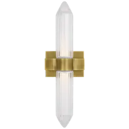 Plated Brass 23" Integrated LED 90 CRI 2700K 120V