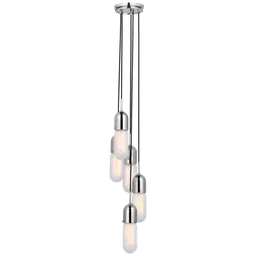 Polished Nickel Frosted Glass