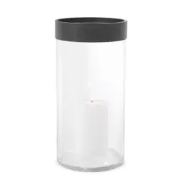 clear glass | bronze finish L