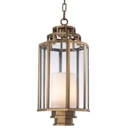 antique brass finish | clear glass S