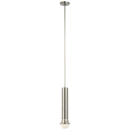 Polished Nickel White Glass