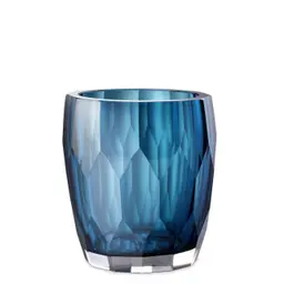 hand cut glass | blue colour