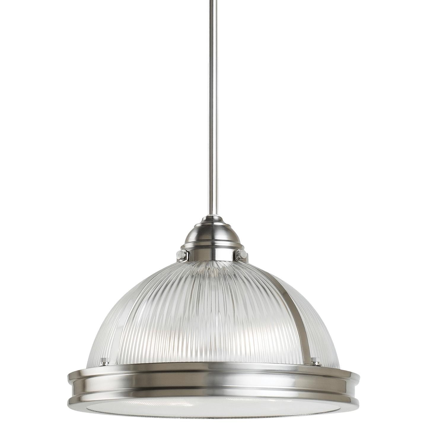Brushed Nickel LED Bulb(s) Included