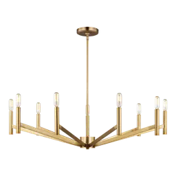 Satin Brass LED Bulb(s) Included