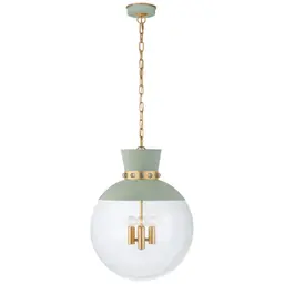 Celadon and Gild Clear Glass