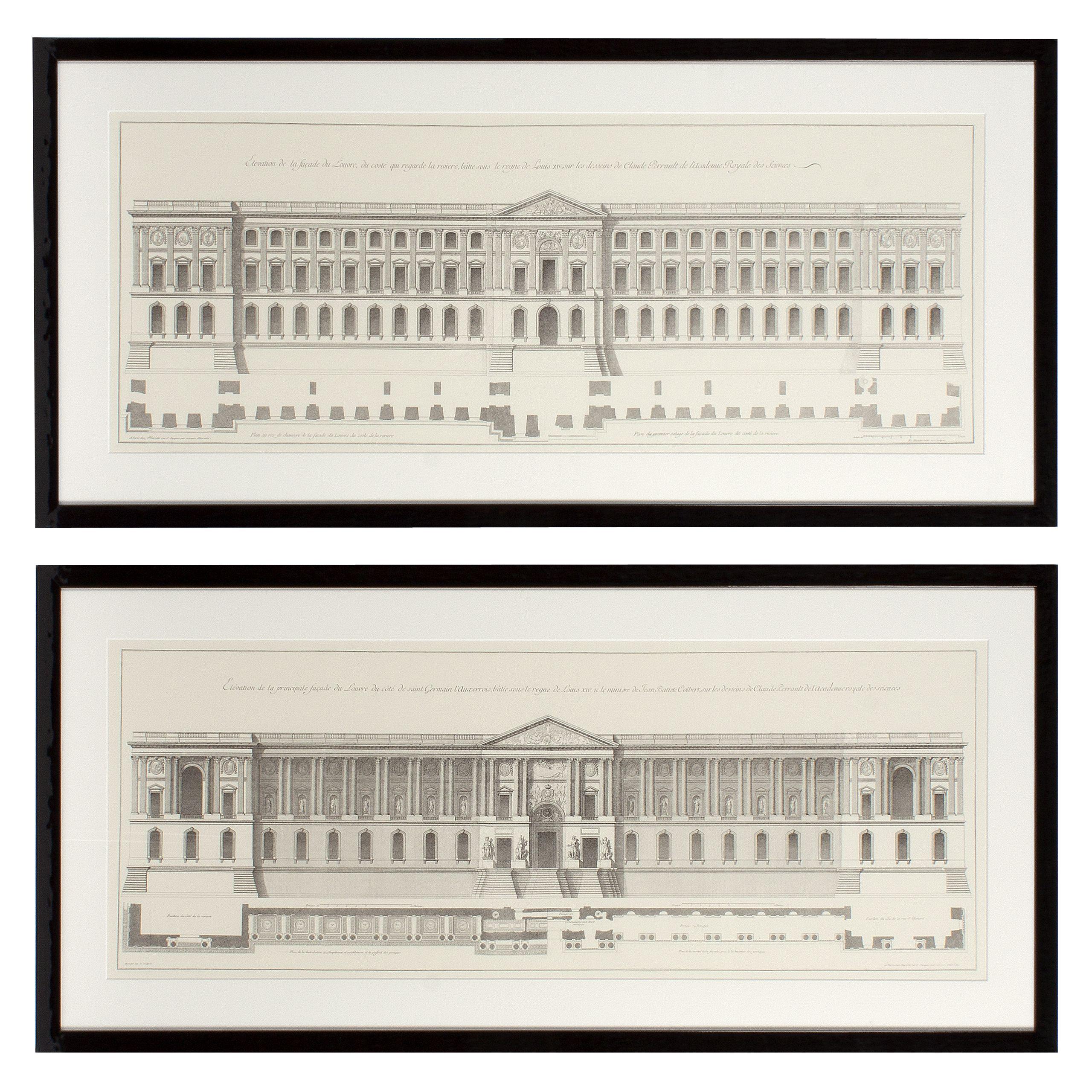 Купить Набор постеров Prints La Façade Du Louvre set of 2 в интернет-магазине roooms.ru