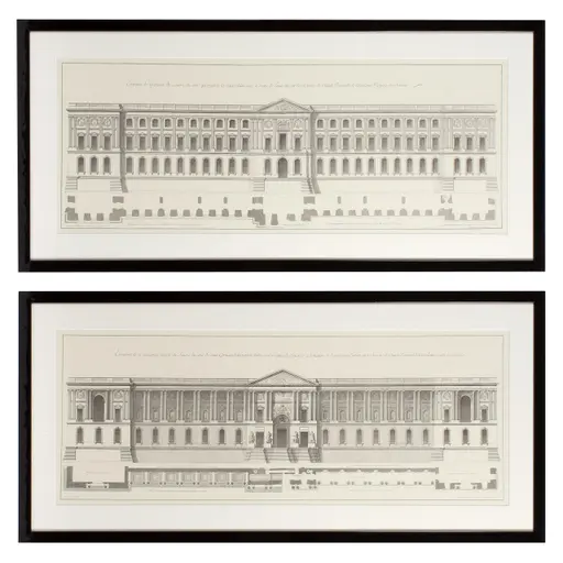 Купить Набор постеров Prints La Façade Du Louvre set of 2 в интернет-магазине roooms.ru