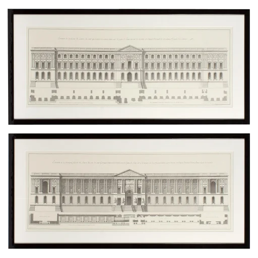 Купить Набор постеров Prints La Façade Du Louvre set of 2 в интернет-магазине roooms.ru