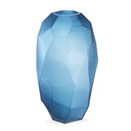 hand blown glass | blue colour L